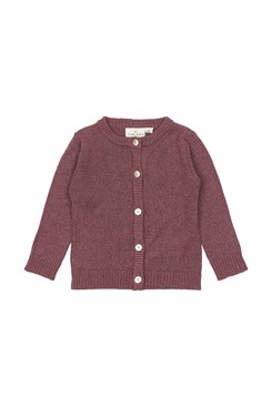 The New Eve Glitter Cardigan - Crushed Berry